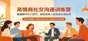 高情商社交沟通训练营：精通聊天识人技巧，搞定各类人际关系从容处世-大象聊项目