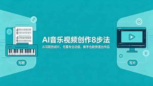 AI音乐视频创作8步法:从写歌到成片,无需专业功底,新手也能快速出作品-大象聊项目