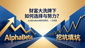 付费文章：财富大洗牌下如何选择与努力？从AlphaBeta到挖坑填坑，一文讲透-大象聊项目