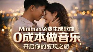Minimax免费生成歌曲实测!0成本做音乐,说唱流行Lofi一键生成-大象聊项目