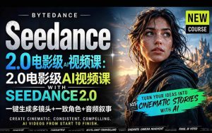 字节跳动的Seedance 2.0 AI电影视频生成制作教程,一键生成多镜头+一致角色+音频叙事-中英字幕-大象聊项目