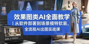 效果图类AI全面教学|从软件部署到场景模特软装,全流程AI出图实战课-大象聊项目