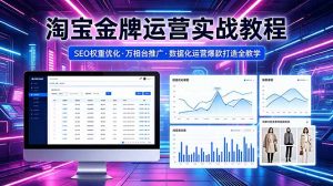 2026 淘宝金牌运营实战教程,SEO权重优化万相台推广,数据化运营爆款打造全教学-大象聊项目