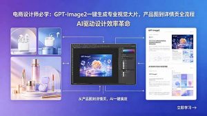 电商设计师必学:GPT-Image2一键生成专业视觉大片,产品图到详情页全流程-大象聊项目