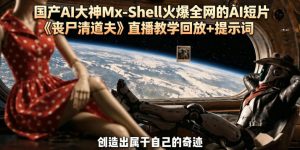 国产AI大神Mx-Shell火爆全网的AI短片《丧尸清道夫》直播教学回放+提示词-大象聊项目