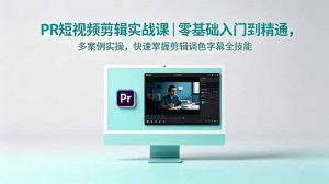 PR短视频剪辑实战课|零基础入门到精通,多案例实操,快速掌握剪辑调色字幕全技能-大象聊项目
