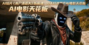 AI短片《丧尸清道夫》拆解课,10天打造国产AI电影天花板-大象聊项目