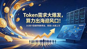 Token需求大爆发,算力出海迎风口!从0到1搭建跨境新商业,普通人也能上车-大象聊项目
