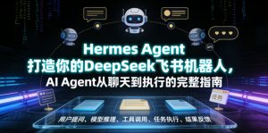 Hermes Agent打造你的DeepSeek飞书机器人,AI Agent从聊天到执行的完整指南-大象聊项目