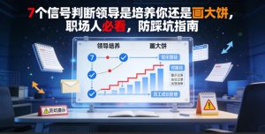 付费文章:7个信号判断领导是培养你还是画大饼,职场人必看,防踩坑指南-大象聊项目