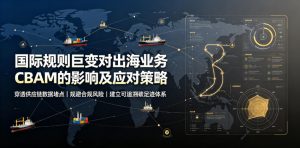 国际规则巨变对出海业务CBAM的影响及应对策略,帮助企业穿透供应链数据堵点,规避合规风险-大象聊项目