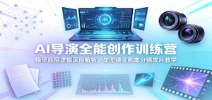 AI导演全能创作训练营：模型底层逻辑深度解析，生图镜头剧本分镜成片教学-大象聊项目