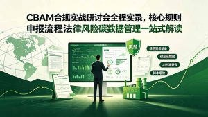 CBAM合规实战研讨会全程实录,核心规则申报流程法律风险碳数据管理一站式解读-大象聊项目