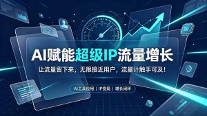 AI赋能超级IP流量增长:让流量留下来,无限接近用户,流量计触手可及!-大象聊项目