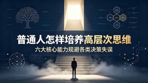 付费文章：普通人怎样培养高层次思维，六大核心能力规避各类决策失误-大象聊项目