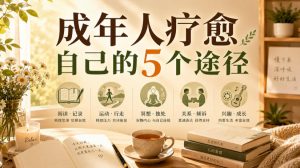 付费文章：成年人疗愈自己的5个途径-大象聊项目