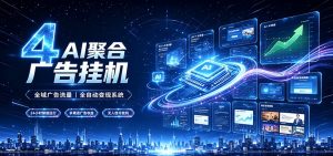 全域广告流量聚合，AI无人挂机稳赚佣金，打造长期稳定被动收入副业-大象聊项目