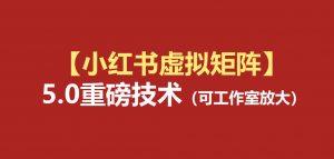 小红书虚拟矩阵5.0:AI原创虚拟品+4带1自动化AI发笔记+测款怼款双模式(可工作室放大)-大象聊项目