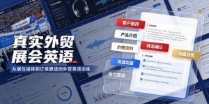 真实外贸展会英语,广交会外贸口语听力突击课程【音频】-大象聊项目