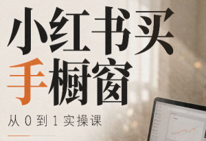 大糖老师·小红书买手橱窗从0到1实操课-大象聊项目
