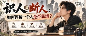 付费文章：识人与断人：如何评价一个人是否靠谱？-大象聊项目