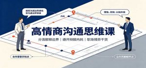 高情商沟通思维课：分清解释边界，避开辩解内耗，职场博弈干货-大象聊项目