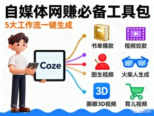 Coze工作流合集,内容一共100份左右,内容丰富,可以提供工作效率-大象聊项目