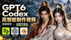 GPT-6 Astra×Codex高智能制作视频!联手Higgsfield,运镜可视化实战-大象聊项目