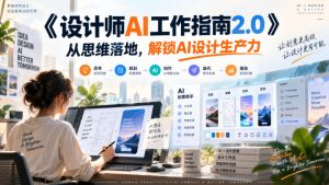 《设计师AI工作指南2.0》从思维落地-无水印,解锁AI设计生产力-大象聊项目