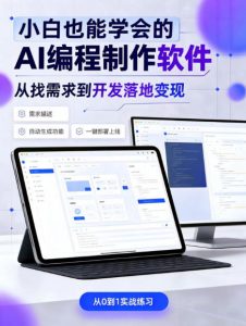 手把手教会你ai编程制作软件到变现全路径,零基础小白轻松上手,从找需求到开发落地变现【揭秘】-大象聊项目