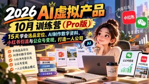 2026AI虚拟产品10月训练营(Pro版-大象聊项目