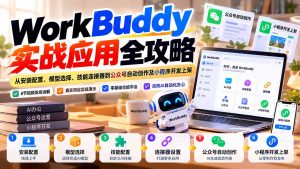 WorkBuddy 实战应用全攻略:从安装配置、模型选择、技能连接器到公众号自动创作及小程序开发上架-大象聊项目