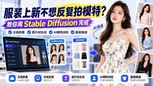 服装上新不想反复拍模特?教你用Stable Diffusion完成云端部署、提示词生成、AI模特训练与换装-大象聊项目