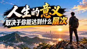 某公众号付费文章：人生的意义，取决于你能达到什么层次-大象聊项目